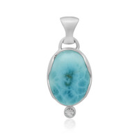 Larimar Silver Pendant