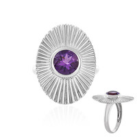 Uruguayan Amethyst Silver Ring (de Melo)