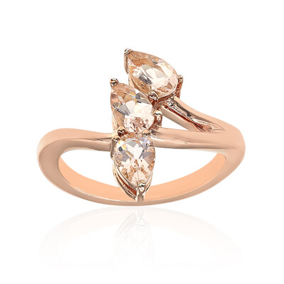 Morganite Silver Ring