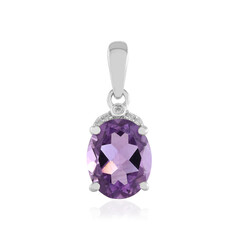 Amethyst Silver Pendant