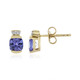 9K Tanzanite Gold Earrings