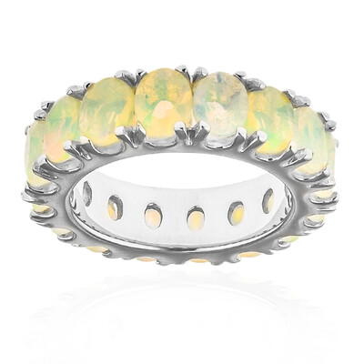 Welo Opal Silver Ring