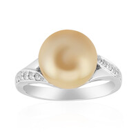 Kabira Golden South Sea Pearl Silver Ring (TPC)