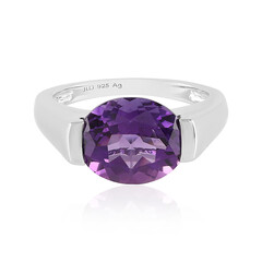 Siberian Amethyst Silver Ring