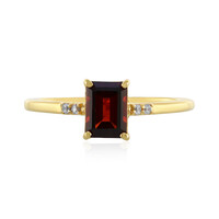 Mozambique Garnet Silver Ring