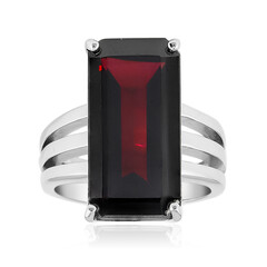 Indian Garnet Silver Ring