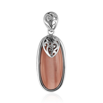 Australian Pink Opal Silver Pendant (Art of Nature)