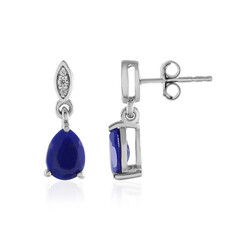 Lapis Lazuli Silver Earrings