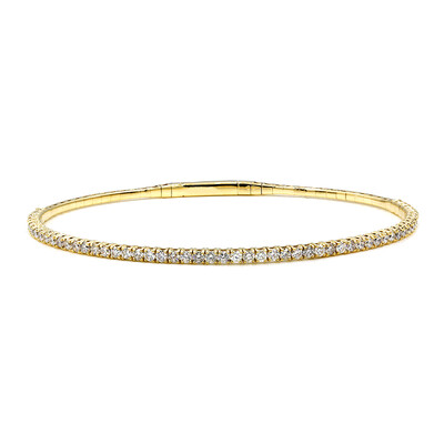 14K I1 (H) Diamond Gold Bangle (CIRARI)