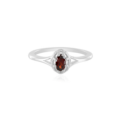 Mozambique Garnet Silver Ring