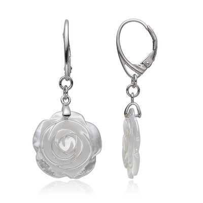 Mother of Pearl Silver Earrings