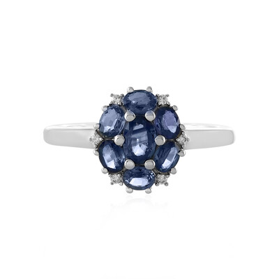 Blue Sapphire Silver Ring