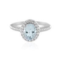 Brazilian Aquamarine Silver Ring