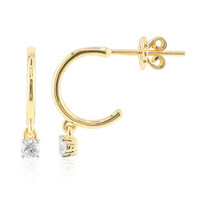 9K SI1 (G) Diamond Gold Earrings