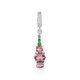 Nigerian Pink Tourmaline Silver Pendant