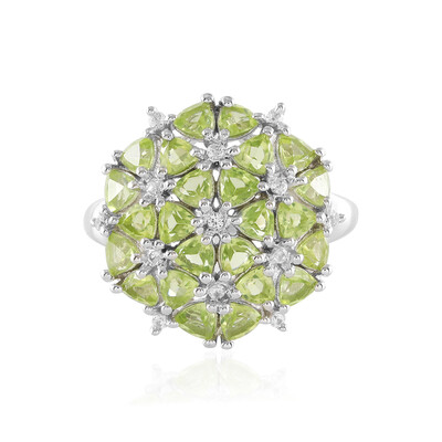 Peridot Silver Ring