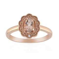 Morganite Silver Ring