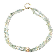 Brazilian Aquamarine Silver Necklace