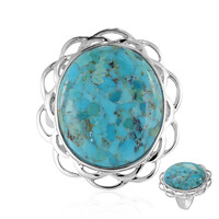 Kingman Blue Mojave Turquoise Silver Ring (Art of Nature)