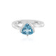 Swiss Blue Topaz Silver Ring