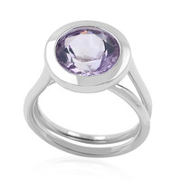 Rose de France Amethyst Silver Ring