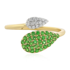 9K Tsavorite Gold Ring (La Revelle)