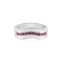 Raspberry Rhodolite Silver Ring (de Melo)