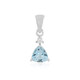 Sky Blue Topaz Silver Pendant