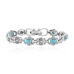 Sleeping Beauty Turquoise Silver Bracelet (Desert Chic)