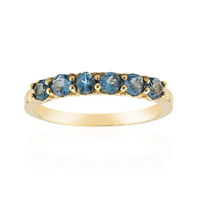 London Blue Topaz Silver Ring