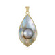 Mabe Pearl Silver Pendant (Bali Barong)