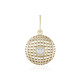 9K Flawless (F) Diamond Gold Pendant (Ornaments by de Melo)