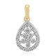 9K SI1 (G) Diamond Gold Pendant (Annette)