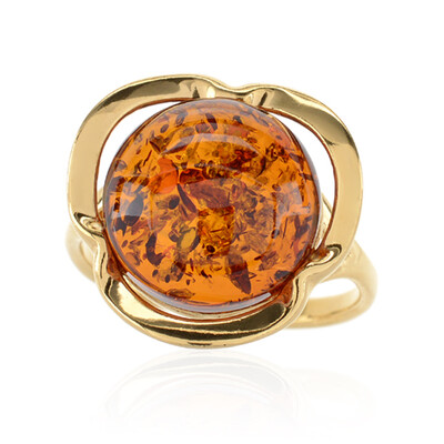 Baltic Amber Silver Ring (dagen)