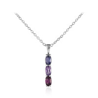 Iolite Silver Necklace