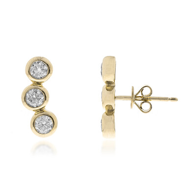 14K I1 (H) Diamond Gold Earrings (CIRARI)