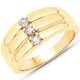 PK Brown Diamond Silver Ring