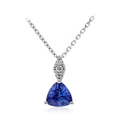 10K AAA Tanzanite Gold Necklace