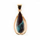 Opalized Wood Silver Pendant