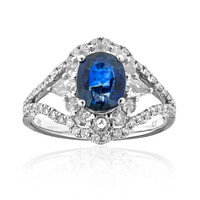 18K Ceylon Blue Sapphire Gold Ring (CIRARI)