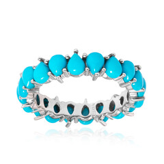 Sleeping Beauty Turquoise Silver Ring