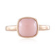 Pink Opal Silver Ring