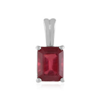 Bemainty Ruby Silver Pendant