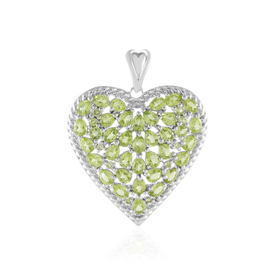 Peridot Silver Pendant