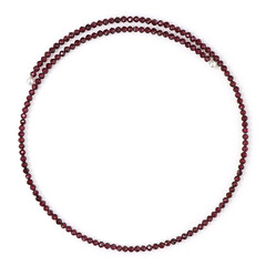 Mozambique Garnet Steel Choker (Riya)