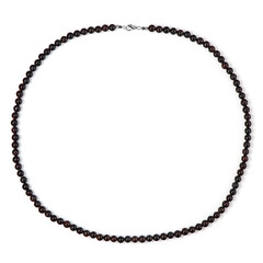 Mozambique Garnet Silver Necklace