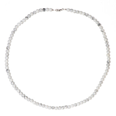 Howlite Silver Necklace