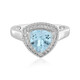 Sky Blue Topaz Silver Ring