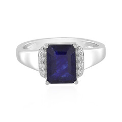 Madagascar Blue Sapphire Silver Ring