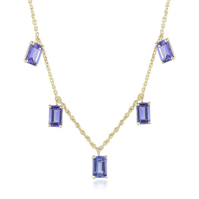 9K Tanzanite Gold Necklace (de Melo)